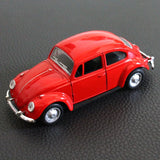 Fusca em Miniatura de Metal Clássico 1/32