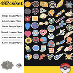 Insígnias Pokémon Conjunto 48 a 68 Insígnias