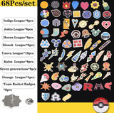 Insígnias Pokémon Conjunto 48 a 68Pcs - Nerd Loja