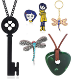 Coraline Colar Chave Presilha Conjunto