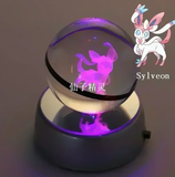 Pokebola de Cristal - Pokémon com Base Luminosa