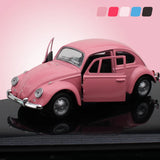 Fusca em Miniatura de Metal Clássico 1/32