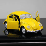 Fusca em Miniatura de Metal Clássico 1/32