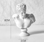 Estátua Grega Romana Personalidades 8cm