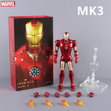 Boneco Homem de Ferro Articulado MK1 a Mk85