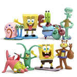 Boneco Bob Esponja Conjunto 8 Peças