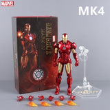 Boneco Homem de Ferro Articulado MK1 a Mk85