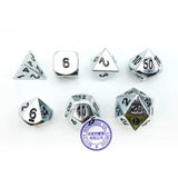 Dados Para RPG de Metal Conjunto - Nerd Loja