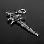 Chaveiro WoW Frostmourne Brilha no Escuro World of Warcraft