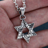 Estrela de Israel Pingente em Prata 925
