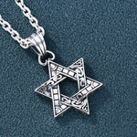 Estrela de Israel Pingente em Prata 925 - Nerd Loja