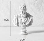 Estátua Grega Romana Personalidades 8cm