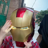 Capacete IronMan Com Led Vingadores