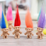 Boneco Troll Cabelo Colorido kit com 5 Trolls - Nerd Loja