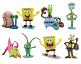 Boneco Bob Esponja Conjunto 8 Peças - Nerd Loja