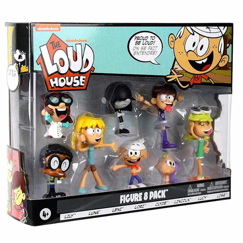 Boneco The Loud House Kit com 8 Peças