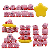 Boneco Kirby Conjunto com 10 Miniaturas