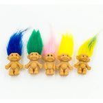 Boneco Troll Cabelo Colorido kit com 5 Trolls - Nerd Loja