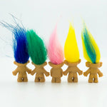 Boneco Troll Cabelo Colorido kit com 5 Trolls - Nerd Loja