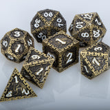 Kit de Dados RPG Metal Dragão