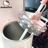 Copo Hello Kitty Térmico com Canudo 480ml