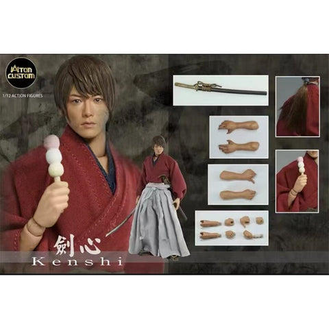 Action Figure Rurouni Kenshin Samurai X Realístico