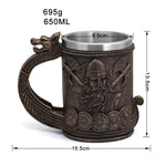 Caneca Viking Medieval 600ml - Nerd Loja