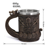 Caneca Viking Medieval 600ml - Nerd Loja