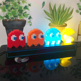 Luminária Pac-Man Led com Detecção de Som