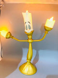 Decoração Bela e a Fera Candelabro e Relógio - Nerd Loja