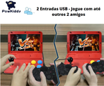 POWKIDDY A13 Mini Arcade Tela Retrátil de 10 Polegadas 3200 Jogos