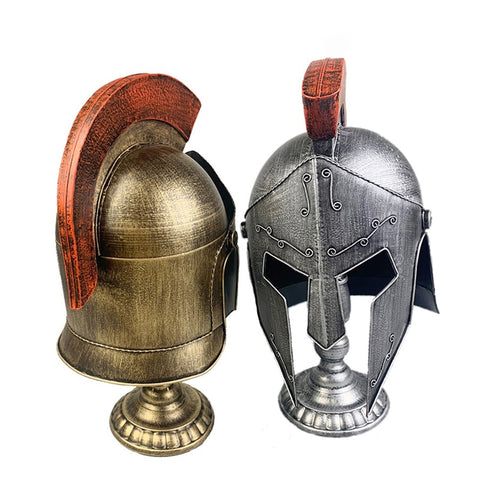 Capacete Romano Gladiador de Metal Decoração