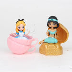 Conjunto com 12 Peças Princesas da Disney