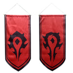 Bandeira Horda Aliança WOW 130x57cm  World Of Warcraft