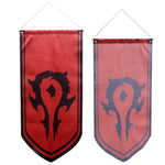 Bandeira Horda Aliança WOW 130x57cm  World Of Warcraft