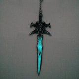 Chaveiro WoW Frostmourne Brilha no Escuro 