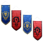 Bandeira Horda Aliança WOW 130x57cm  World Of Warcraft