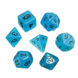 Dados RPG Conjunto Luminoso com 7 peças