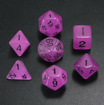 Dados RPG Conjunto Luminoso com 7 peças