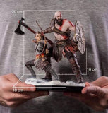 Conjunto Kratos & Atreus 20cm Action Figure - God Of War - NerdLoja