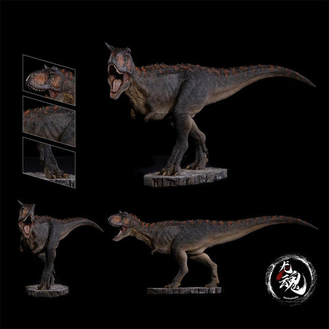 Miniatura Carnotaurus Dinossauro  Carnívoro Realístico - Nanmu - NerdLoja