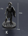 Miniaturas de soldados espartanos em cobre (Oferta compre 2 leve 3) - NerdLoja