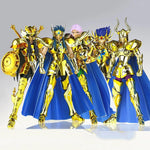 Action Figure Cavaleiros de Ouro Shaka, Aiolia, Shura, Camus, Milo