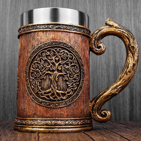 Copo de Cerveja Medieval 3D