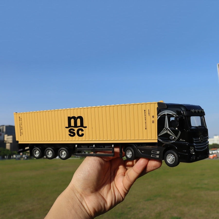 Miniatura Carreta Mercedes Benz Container Esc 1:50 Cosco