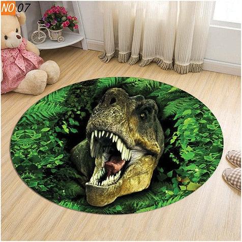 Jogo americano de dinossauro 3D, jogo americano animal T-rex conjunto de 6,  jogos americanos de vinil resistentes ao calor antiderrapante lavável  tapetes de mesa de PVC para jantar na cozinha decoração de