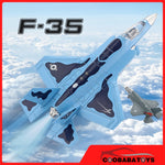 Miniatura de Aviao com Led F35 F22 Caça