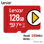 Micro Cartão SD Lexar Classe 10 Original Alta Performance 128GB 256GB 512GB 1TB