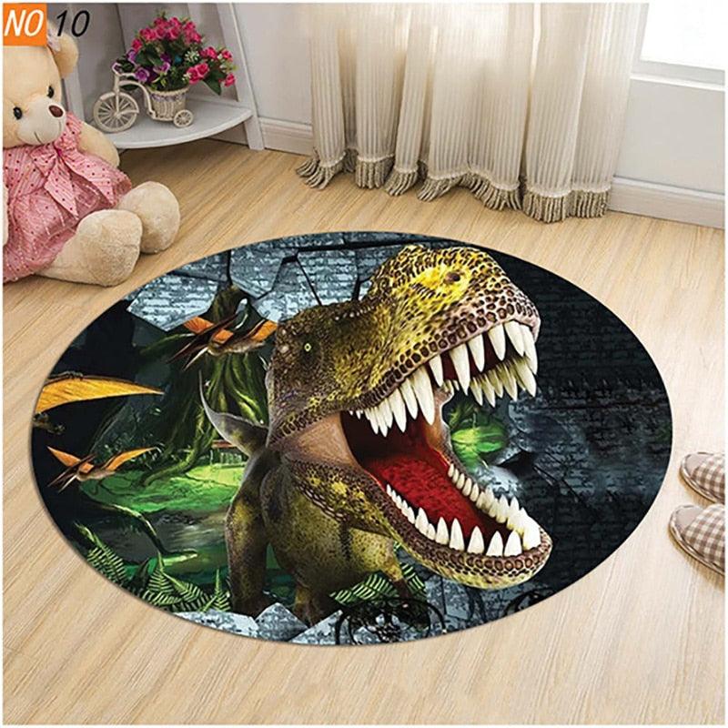 Jogo americano de dinossauro 3D, jogo americano animal T-rex conjunto de 6,  jogos americanos de vinil resistentes ao calor antiderrapante lavável  tapetes de mesa de PVC para jantar na cozinha decoração de