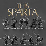 Miniaturas de soldados espartanos em cobre (Oferta compre 2 leve 3) - NerdLoja